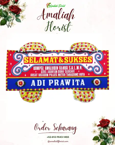 Papan Bunga Ucapan Selamat Sumurrejo
